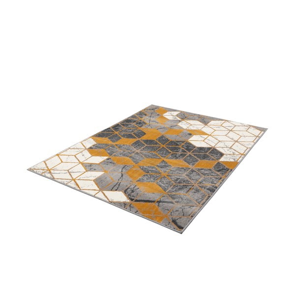 Koberec v okrově žluté a šedé barvě 200x280 cm Soft – FD-image-4