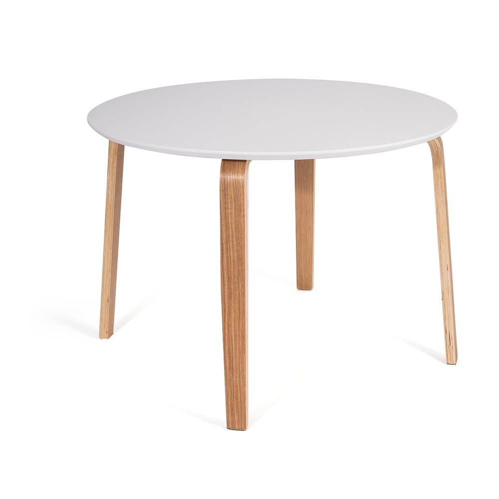 Kulatý jídelní stůl s bílou deskou ø 110 cm Lana - Bonami Essentials