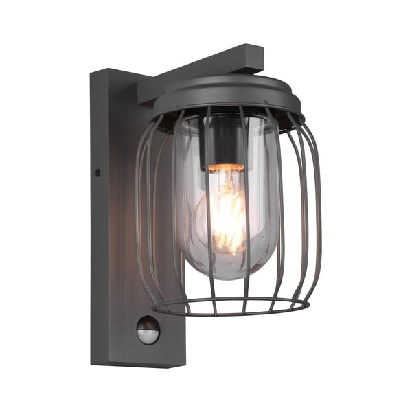 Venkovní svítidlo se senzorem pohybu (výška 28 cm) Tuela – Trio