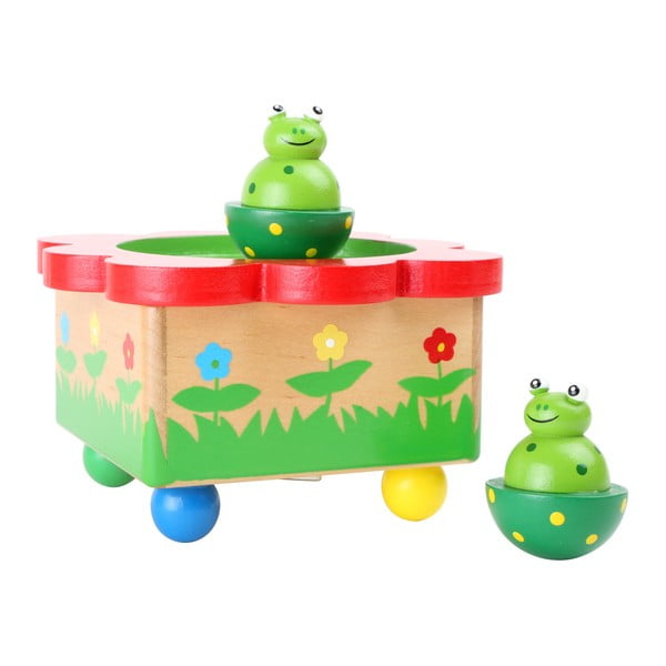 Dřevěná muzikální hračka Legler Frog Pond