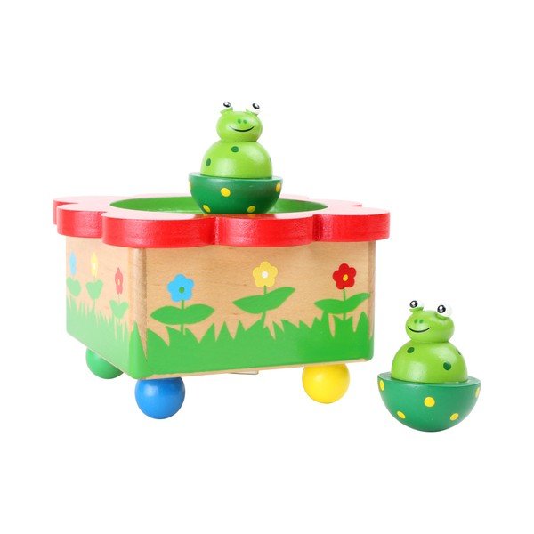 Dřevěná muzikální hračka Legler Frog Pond