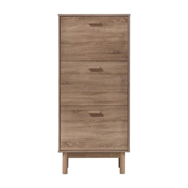 Výklopný botník v dekoru dubu v přírodní barvě Melanie – Støraa-image-1