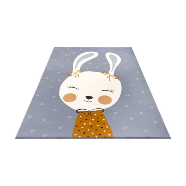 Šedý dětský koberec 150x80 cm Bunny Polly - Hanse Home-image-2