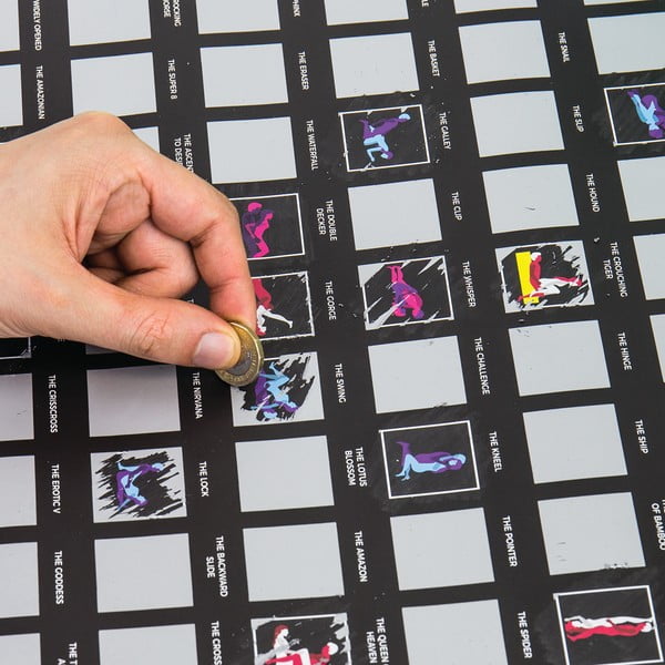 Stírací plakát Gift Republic Kama Sutra Bucket List-image-2