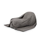 Tmavě šedý manšestrový dětský sedací vak Cocoon 120 – SLOWDOWN
