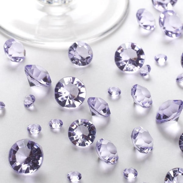 Světle fialové dekorativní krystaly Neviti Party, 100 g