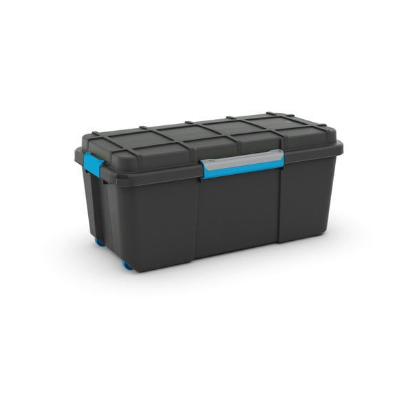 Černý plastový úložný box s víkem 78x39,5x35 cm Scuba Box – KIS