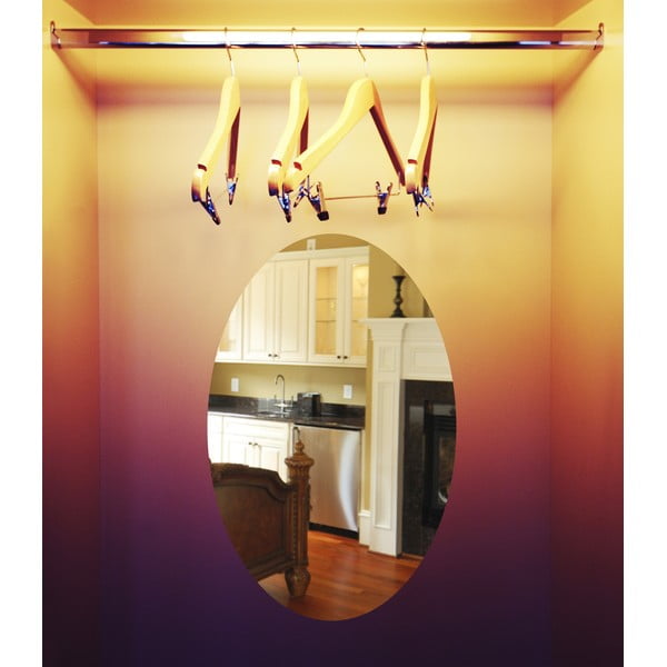 Zrcadlová adhezivní samolepka Ambiance Oval, 42 x 27 cm-image-2