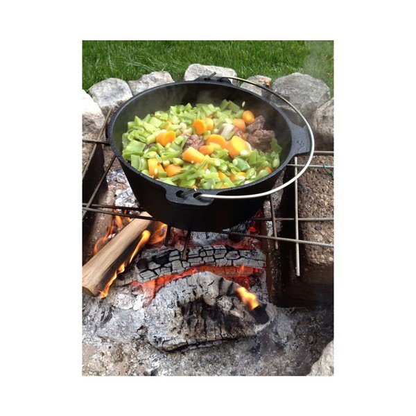 Litinový kotlík do ohniště Esschert Design Camping, 3 l-image-1