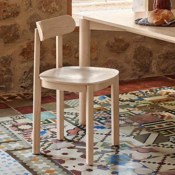 Jídelní židle v dekoru jasanu v přírodní barvě Nara – Teulat-image-1