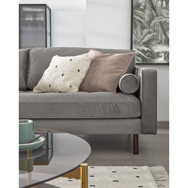 Bílý povlak na polštář Kave Home Meri, 45 x 45 cm-image-3