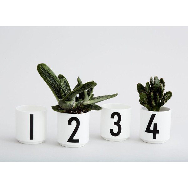 Porcelánové svícny v sadě 4 ks Mini - Design Letters-image-2