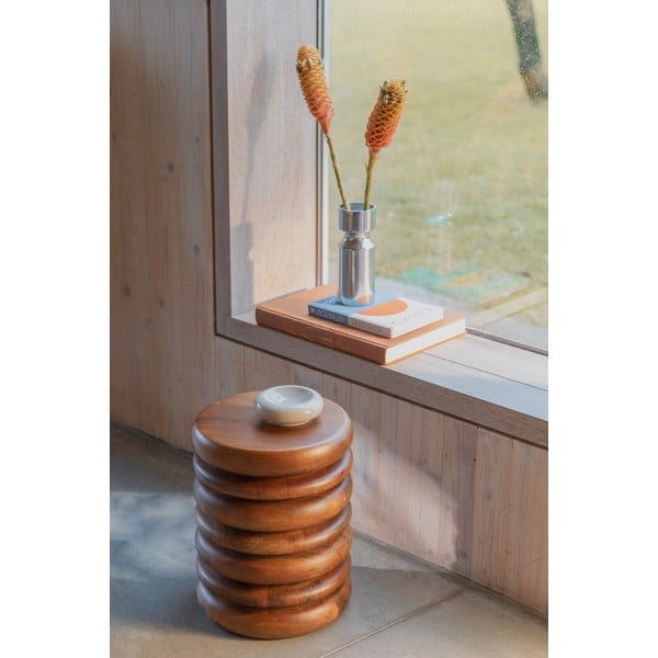 Stolička v tmavě přírodní barvě Disc – Zuiver-image-1