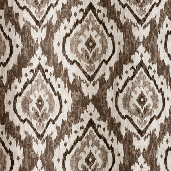 Hnědé závěsy v sadě 2 ks 117x229 cm Suri Geo – Pineapple Elephant-image-3