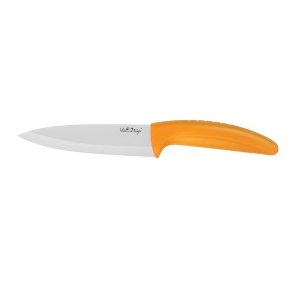 Keramický krájecí nůž, 13 cm, oranžový