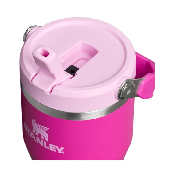 Růžová termoska z nerezové oceli 600 ml IceFlow™ Flip Straw 2.0 Tumbler Violet Blossom – Stanley-image-1