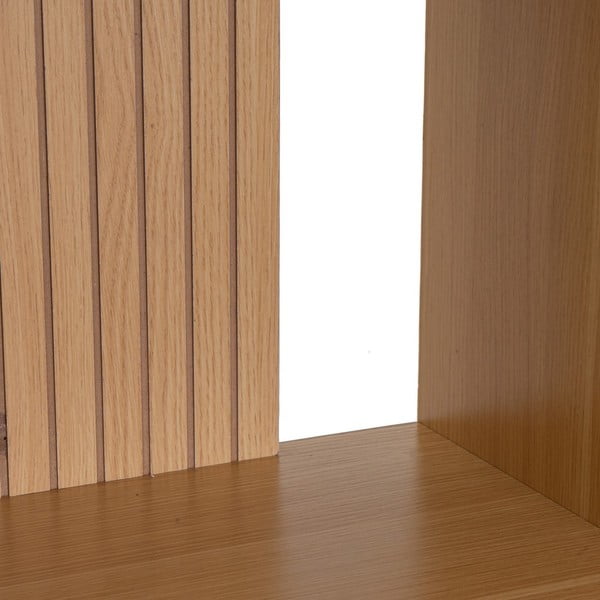 Dětská knihovna v dekoru dubu v přírodní barvě 63x159 cm Mid-Lines – Casa Selección-image-2