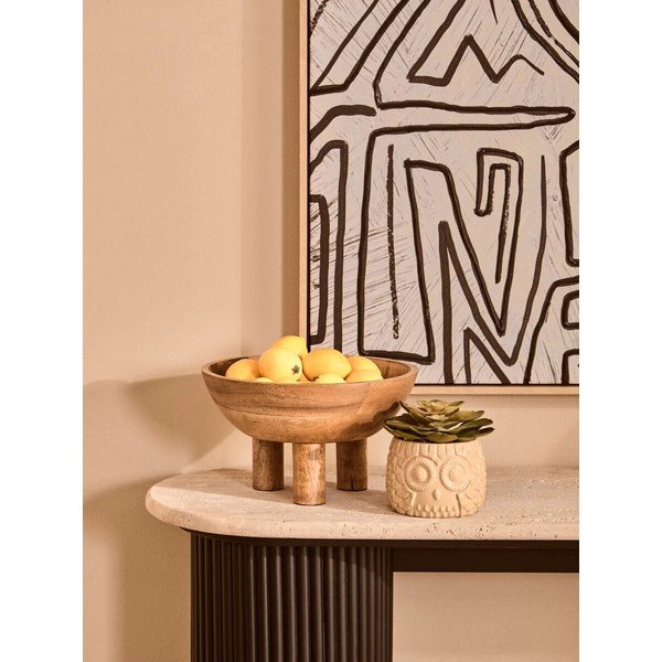Dřevěná mísa v přírodní barvě ø 27 cm Kara – Premier Housewares-image-1