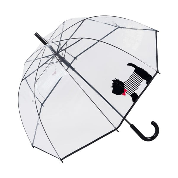 Transparentní holový deštník Ambiance Cute Dog, ⌀ 85 cm