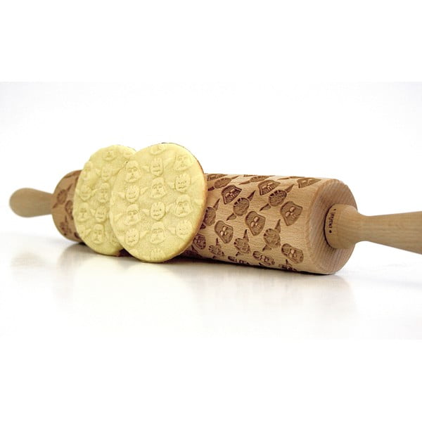 Dřevěný embosovaný váleček na těsto Valek Star Wars-image-2
