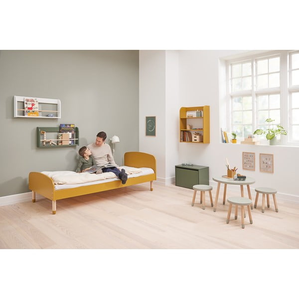 Světle zelený dětský stůl Flexa Dots, ø 60 cm-image-4
