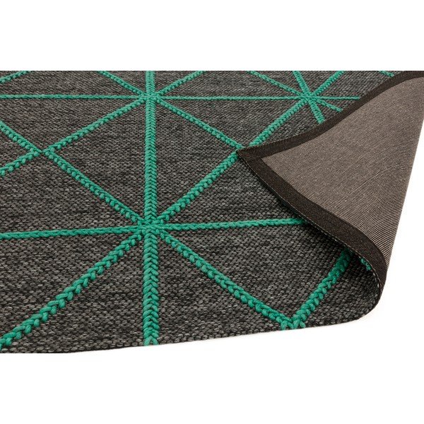 Černo-zelený koberec Asiatic Carpets Prism, 200 x 290 cm-image-1