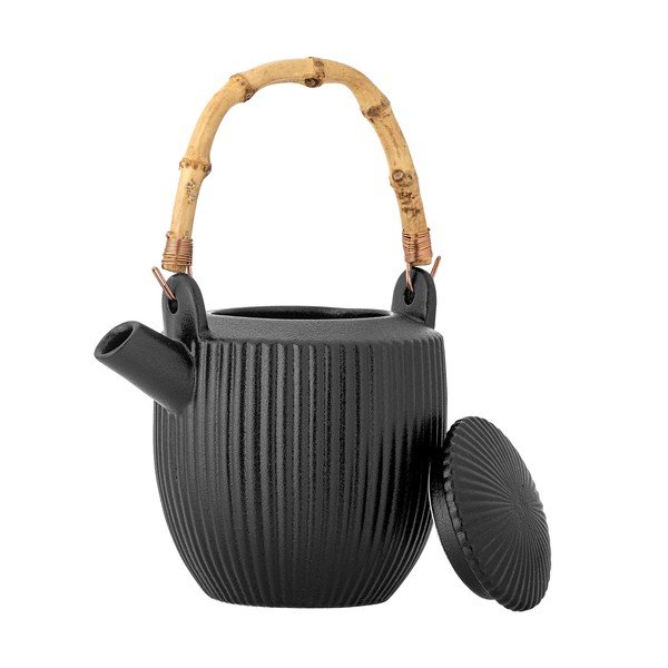 Černá kameninová konvice na čaj 850 ml Neri – Bloomingville-image-4