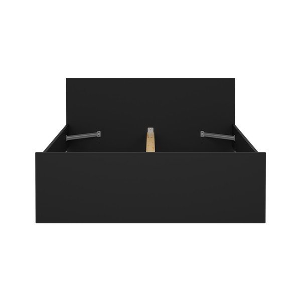 Černá dvoulůžková postel 140x190 cm Naia – Tvilum-image-3