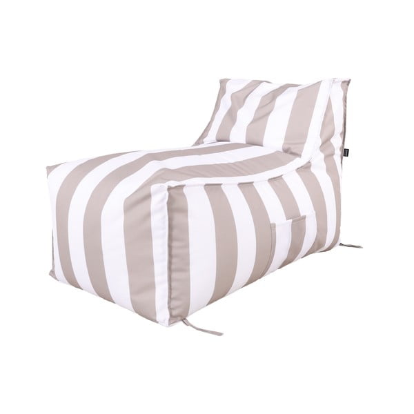 Bílo-šedý zahradní sedací vak – Bonami Essentials