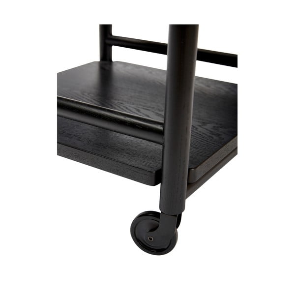 Servírovací stolek na kolečkách z dubového dřeva 40x40 cm Norm – Hübsch-image-2