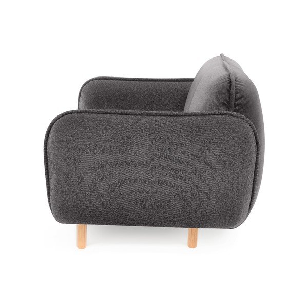 Tmavě šedá pohovka z textilie bouclé 188 cm Bean – EMKO-image-2