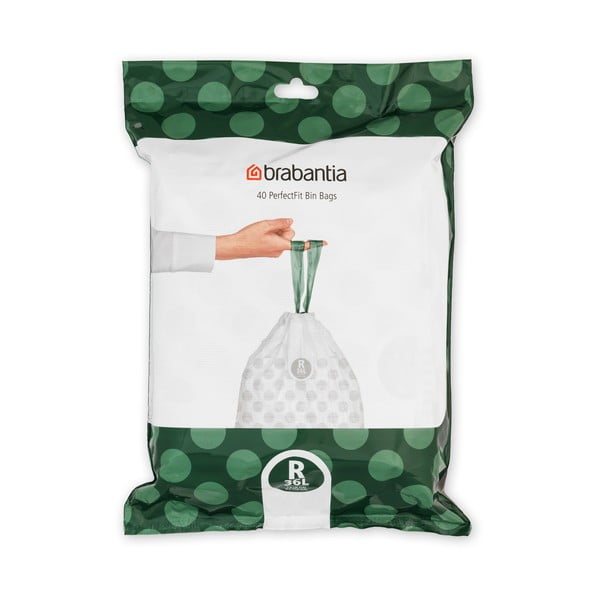 Pytle na odpadky v sadě 40 ks 36 l PerfectFit R – Brabantia