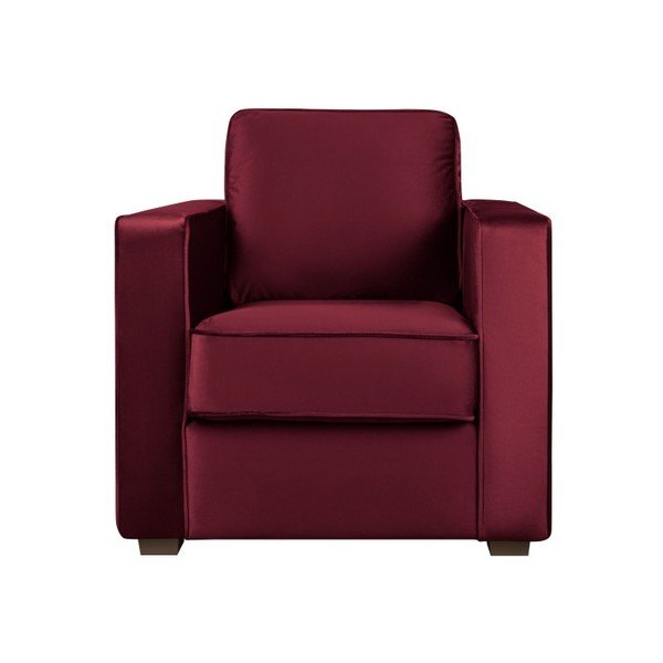 Křeslo v barvě burgundy Cosmopolitan Design Denver-image-1