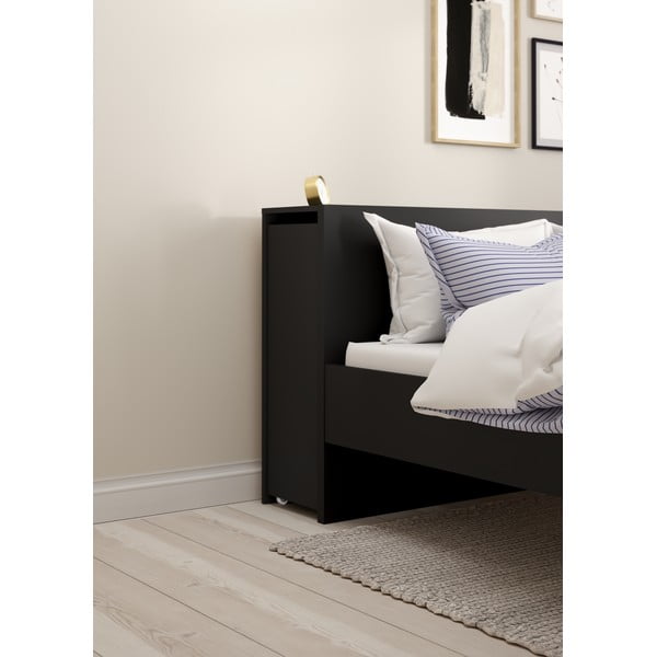 Černé čelo postele 165x80 cm Naia – Tvilum-image-1