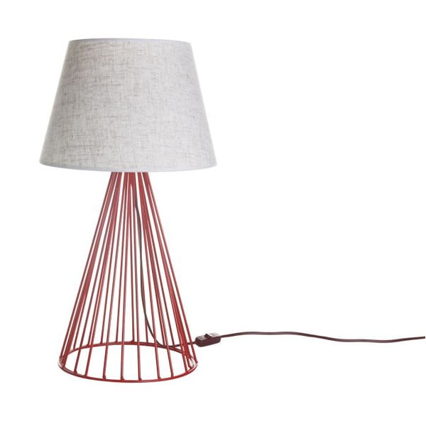 Stolní lampa Wiry White/Red