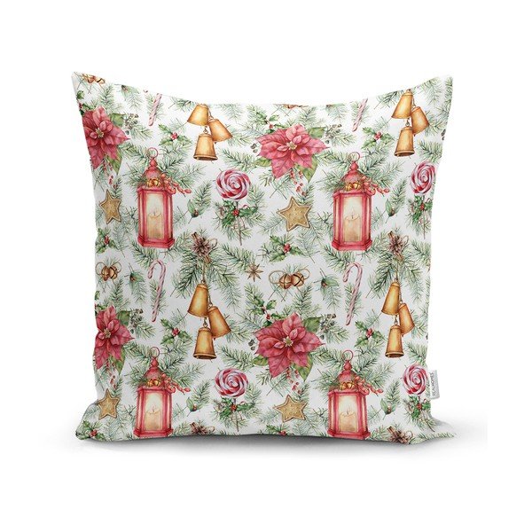 Povlak na polštář s vánočním motivem 43x43 cm Lantern – Mila Home
