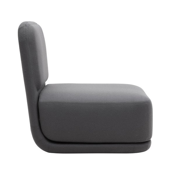 Tmavě šedé křeslo Softline Standby Medium-image-3