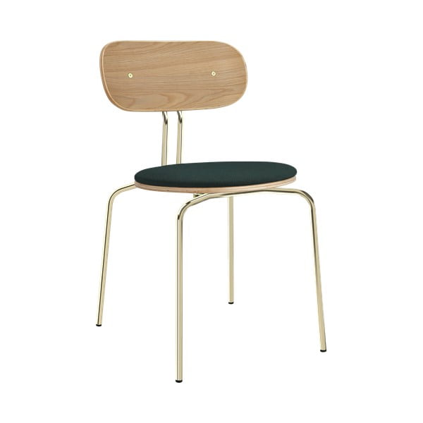 Jídelní židle v tmavě zeleno-zlaté barvě Curious – UMAGE