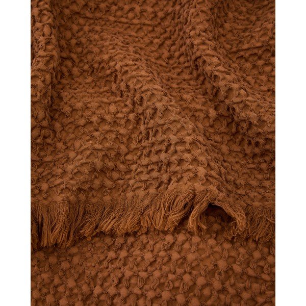 Hnědá deka 130x170 cm Nulina – Kave Home-image-4