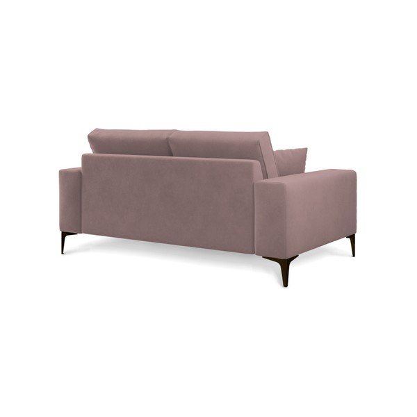 Pudrově růžová dvoumístná pohovka Cosmopolitan Design Lugano-image-3