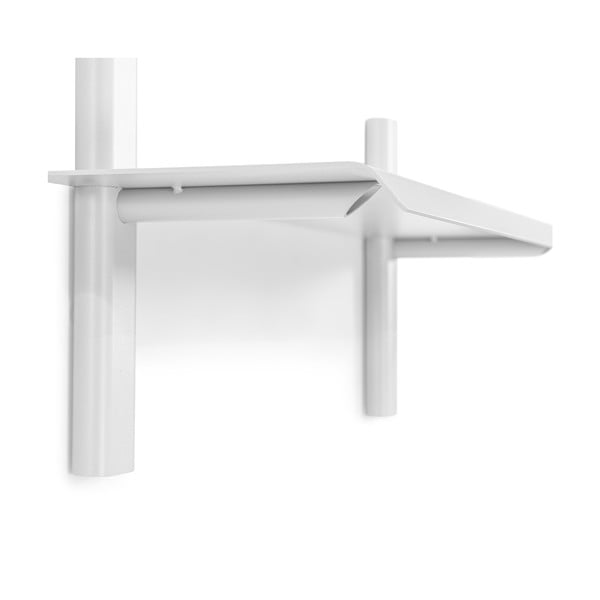 Bílá kovová police 60 cm Hola – Spinder Design-image-2
