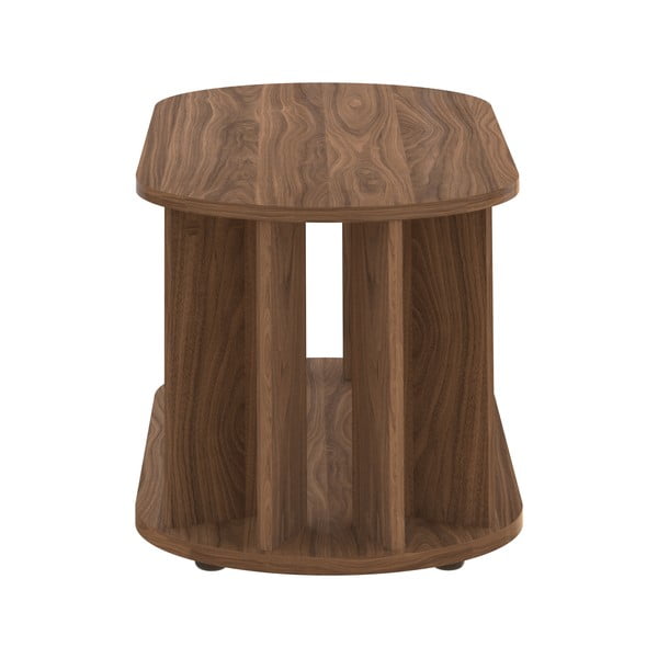 Konferenční stolek s deskou v dekoru ořechového dřeva 110x50 cm Nora - TemaHome-image-3