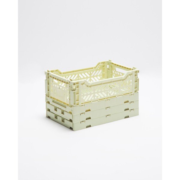 Sada 3 žlutých úložných boxů Little Nice Things Caja-image-1