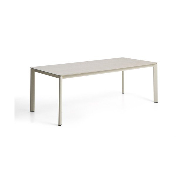 Zahradní jídelní stůl s deskou z kamene 100x220 cm Anafi – Kave Home