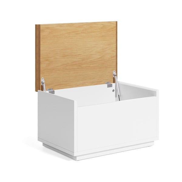 Truhla v dekoru dubu v přírodní barvě 60x35 cm Abilen – Kave Home-image-2