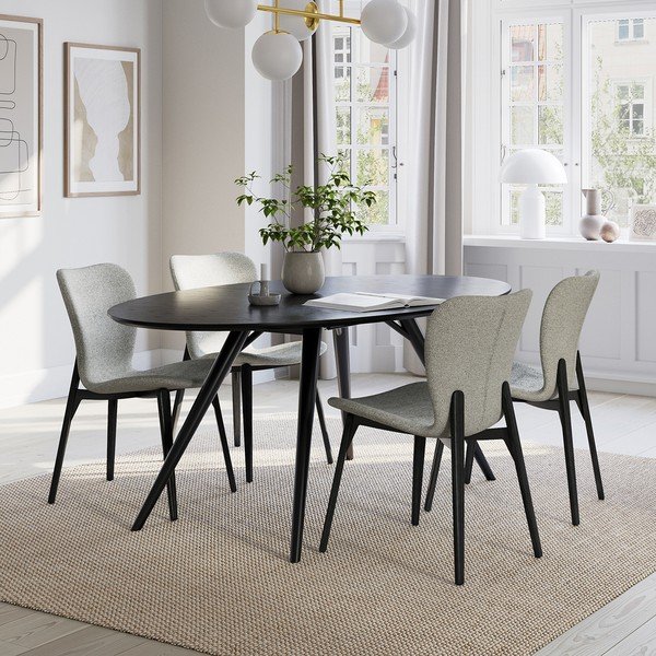 Černá jídelní židle s područkami Paragon – DAN-FORM Denmark-image-1