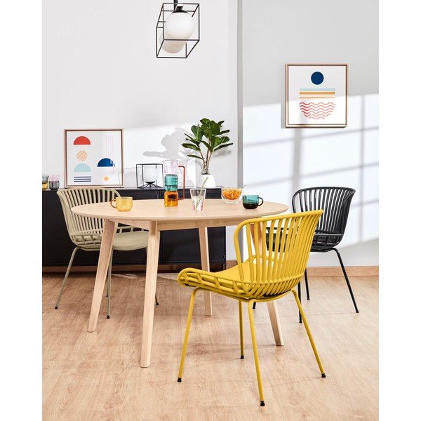 Černá zahradní židle s ocelovou konstrukcí Kave Home Surpik-image-4