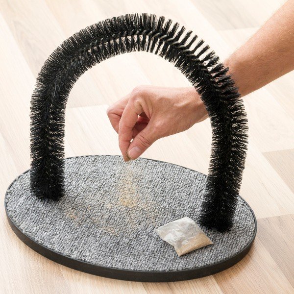 Škrabadlo a kartáč pro kočky InnovaGoods-image-1