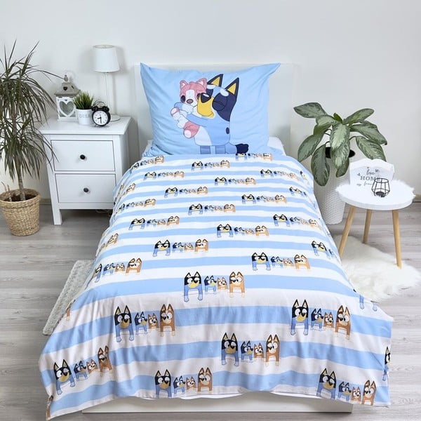 Bavlněné dětské povlečení na jednolůžko 140x200 cm Bluey – Jerry Fabrics-image-2