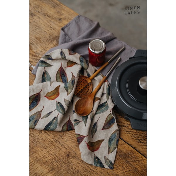 Lněná utěrka 65x65 cm Golden Fall – Linen Tales-image-1